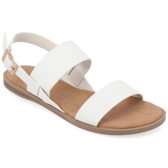 JC LAVINE SANDALS WHITE - Picture 1 of 13